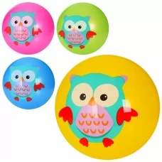 Дитячий м'яч BabyToys MS 3514 з малюнком сови, 9 дюймів