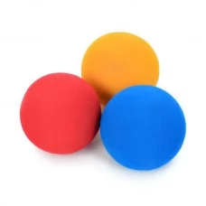 Дитячі м'ячі BabyToys MS 3700 з EVA, набір 3 шт, 3,5 см
