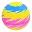 Мяч детский MS 3739 9 дюймов, радуга, 60г, 3 вида