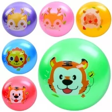 Детский мяч BabyToys MS 3742, 9 дюймов, рисунок с животными