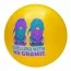 Дитячий м'яч BabyToys MS 3773, 9 дюймів, з принтом тварин