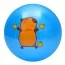 Детский мяч BabyToys MS 3775 с капибарой, 9 дюймов, ПВХ