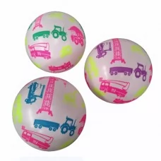 Детский мяч BabyToys MS 4412 с рисунком транспорт, 9 дюймов