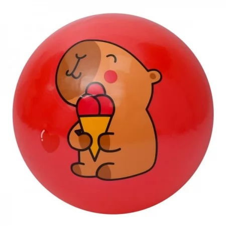 Мяч детский BabyToys MS 4906 9 дюймов капибара 5 цветов