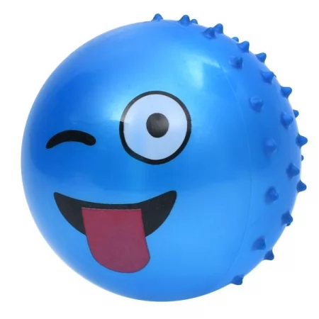 Детский массажный мяч BabyToys MS 4929-8 со смайлом, 3 дюйма, ПВХ