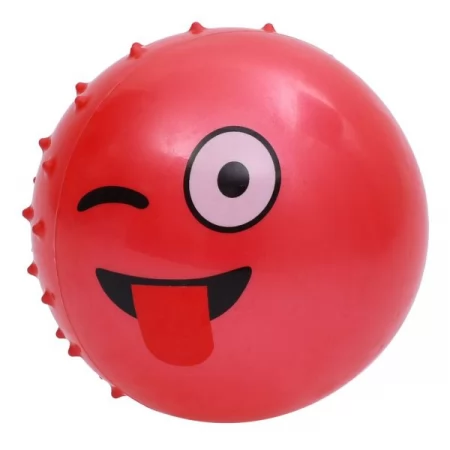 Детский массажный мяч BabyToys MS 4929-8 со смайлом, 3 дюйма, ПВХ