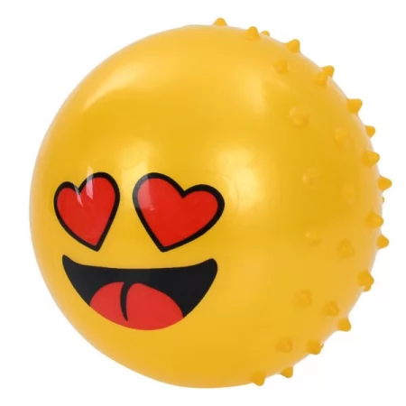 Детский массажный мяч BabyToys MS 4930-8 смайл 3 дюйма