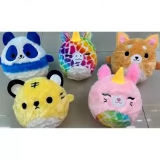 Детский мяч BabyToys MS 5081 плюш животные 8 дюймов