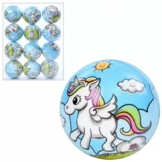 Детский фомовый мяч BabyToys единорог 6,3 см (MS 4048-3)
