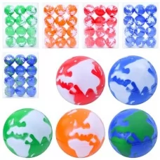 Детский фомовый мяч BabyToys MS 4075, 6 см, набор 12 штук