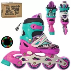 Раздвижные ролики BabyToys A 4123-XS с алюминиевой рамой