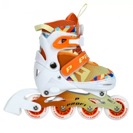 Роликовые коньки BabyToys A4156-S-OR светящиеся 31-34 Роликовые коньки BabyToys A4156-S-OR светящиеся 31-34