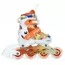 Детские роликовые коньки BabyToys A4156-XS-OR со светом 27-30 Детские роликовые коньки BabyToys A4156-XS-OR со светом 27-30