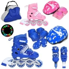 Роликовые коньки BabyToys A4161-S размер 31-34 раздвижные