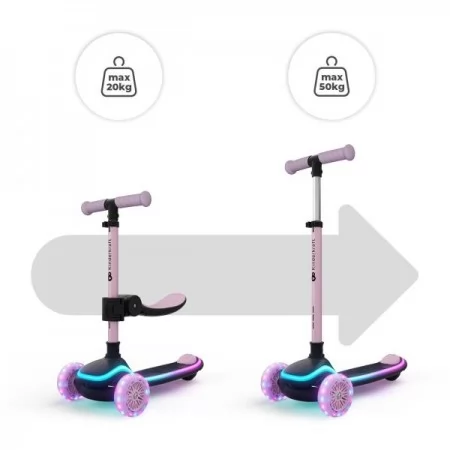 Самокат 2-в-1 Kinderkraft Raket Up Pink KRRAUP00PNK0000 Самокат 2-в-1 Kinderkraft Raket Up Pink KRRAUP00PNK0000