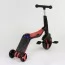 Самокат 3 в 1 Best Scooter JT 28288 червоний зі світлом і музикою