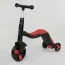 Самокат 3 в 1 Best Scooter JT 28288 червоний зі світлом і музикою