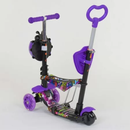 Дитячий самокат Best Scooter 5в1 з підсвіткою коліс