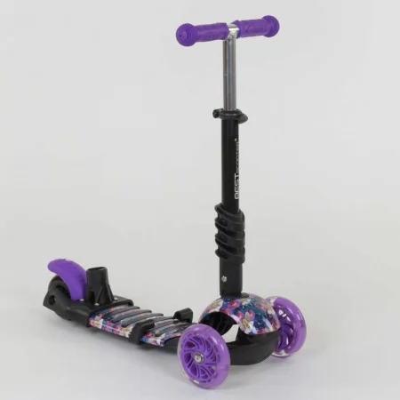 Дитячий самокат 5в1 Best Scooter з підсвіткою коліс