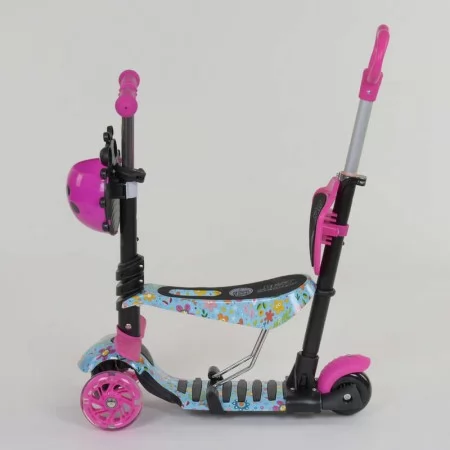 Дитячий самокат Best Scooter 26901 5в1 з підсвіткою