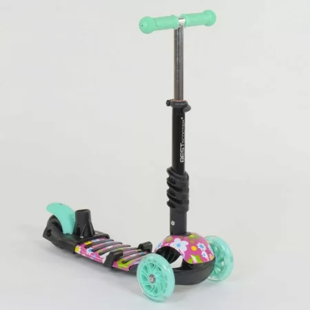 Самокат 5в1 Best Scooter 43702 з підсвіткою коліс