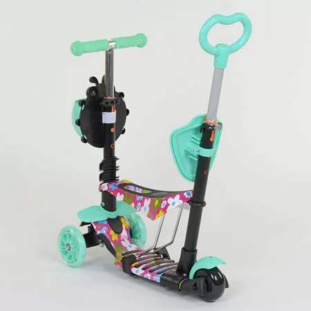 Самокат 5в1 Best Scooter 43702 з підсвіткою коліс