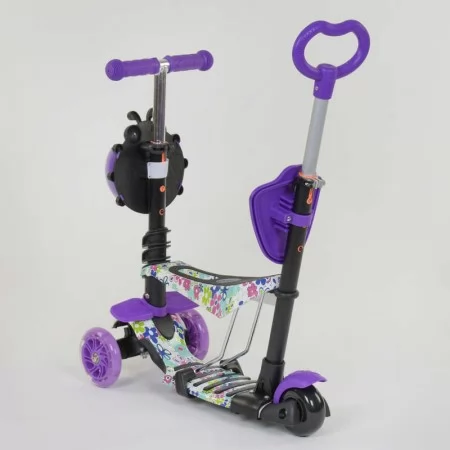 Дитячий самокат Best Scooter 68995 з підсвіткою коліс 5 в 1