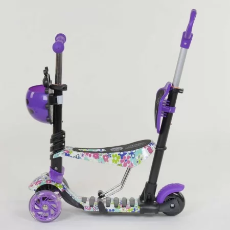 Дитячий самокат Best Scooter 68995 з підсвіткою коліс 5 в 1