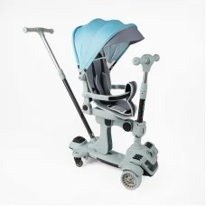 Детский самокат 5 в 1 Skyper BL-61020 трехколесный с ручкой