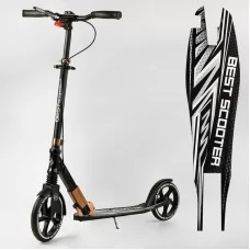 Алюминиевый самокат Best Scooter 14268 с фарой и амортизатором