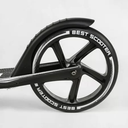 Алюмінієвий самокат Best Scooter 14268 з фарою та амортизатором Алюмінієвий самокат Best Scooter 14268 з фарою та амортизатором