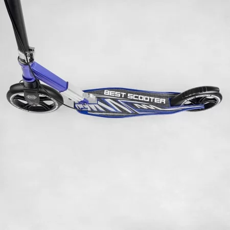 Алюминиевый самокат Best Scooter 49804 с фарой и амортизатором Алюминиевый самокат Best Scooter 49804 с фарой и амортизатором