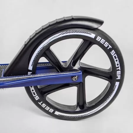 Алюминиевый самокат Best Scooter 49804 с фарой и амортизатором Алюминиевый самокат Best Scooter 49804 с фарой и амортизатором