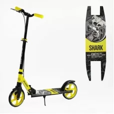 Самокат двухколесный Best Scooter Shark с ручным тормозом 20см