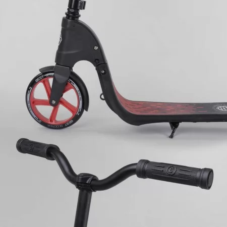 Самокат двухколесный Best Scooter красный колеса PU 20см Самокат двухколесный Best Scooter красный колеса PU 20см