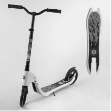 Самокат двухколесный Best Scooter белый, колеса PU 20 см