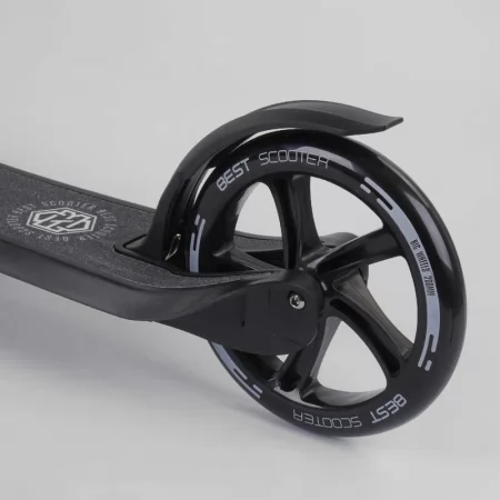 Самокат двоколісний Best Scooter 72378 чорний колеса PU 20см Самокат двоколісний Best Scooter 72378 чорний колеса PU 20см