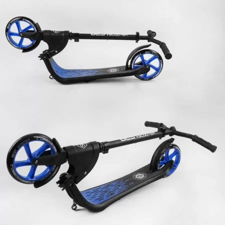 Самокат для взрослых Best Scooter 79855 синий колеса PU 20см Самокат для взрослых Best Scooter 79855 синий колеса PU 20см