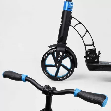 Самокат двоколісний Best Scooter 44073 колеса PU 200мм амортизатори Самокат двоколісний Best Scooter 44073 колеса PU 200мм амортизатори