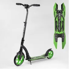Самокат Best Scooter 52266 с амортизатором и широким рулем
