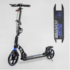 Самокат двоколісний Best Scooter 90166-B з фарою та дисковим гальмом