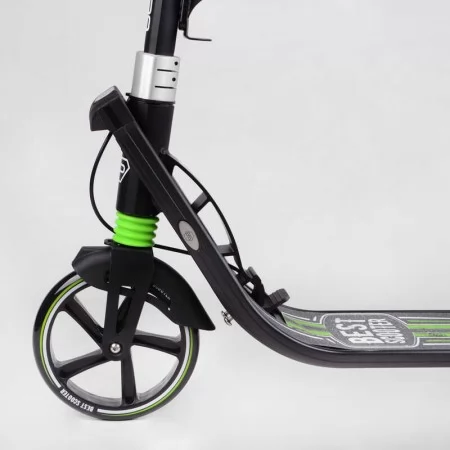 Самокат двоколісний Best Scooter L-22066 з фарою та амортизаторами