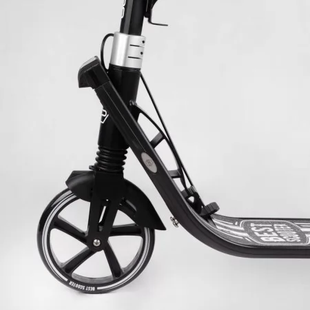 Самокат для взрослых Best Scooter L-36375 с фарой и амортизаторами Самокат для взрослых Best Scooter L-36375 с фарой и амортизаторами