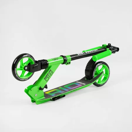 Самокат двухколесный "Best Scooter" R - 12005 колеса PU 145мм, передний амортизатор, алюминиевый тормоз, в коробке