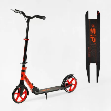 Самокат Skyper S-86735 Sirius чорно-червоний колеса 200мм
