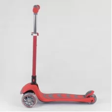 Самокат детский Best Scooter 92606 складной со светом красный
