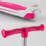 Самокат трехколесный Best Scooter JS-41008/63204 с сидением, алюминиевый руль, 3 колеса PU со светом, d=12 см