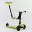 Самокат трехколесный Best Scooter PL-315 колеса PU со светом, сидение, родительская ручка, в коробке