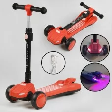 Самокат трехколесный Best Scooter LT-12857 со светом и звуком