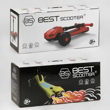 Самокат триколісний Best Scooter LT-12857 зі світлом і звуком Самокат триколісний Best Scooter LT-12857 зі світлом і звуком
